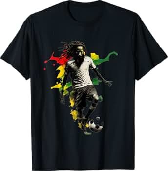 Amazon | ラスタ サッカー選手 スタイリッシュ ラスタファリ レゲエ